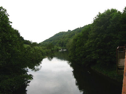 The River Wye from the start of The Two Bridges